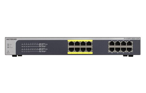 Netgear JGS516PE-100EUS Gigabit PoE Plus ProSAFE Web Managed (Plus) Switch (16-Port) - 3