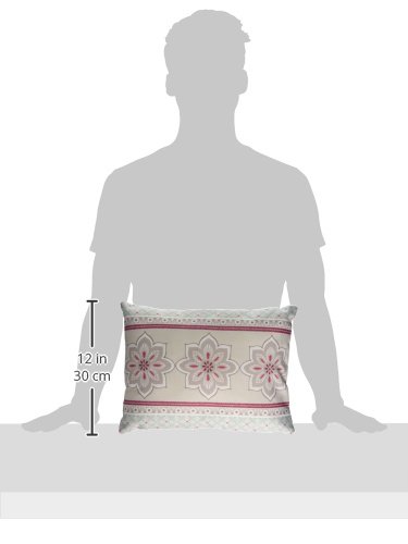 Dreams & Drapes Shantar Kissenbezüge, Blau, Polyester, Pink, 38×28 cm Filled Cushion - 4