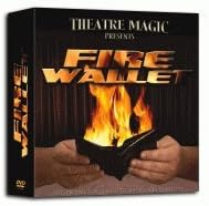 Fire Wallet 2 (inc Card To Wallet) by Theatre Magic - Trick