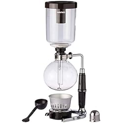 HARIO TCA-3 Siphon à café, Plastique, Noir, Transparent, 3 Tasses
