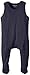 LANA natural wear Unisex Baby Strampler Finn Plain Footies, Blue (Ombre Blue 571), 0-3 Months (Manufacturer size: 56)
