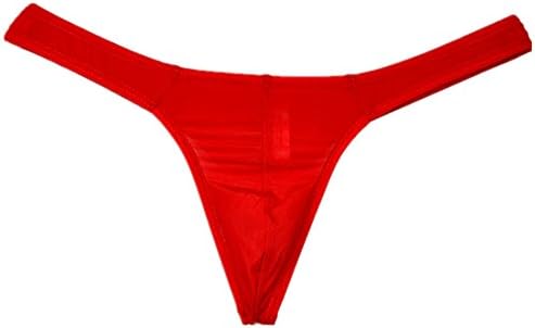 KKia Men's Thong Sexy Sport Elastic Comfort G-String Hot T-Back Bikini Low Raise Guy Underwear