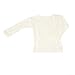 Celavi Unisex Baby 2199 Undershirt Long Sleeve Basic Wool Blouse, Off White, 50 cm