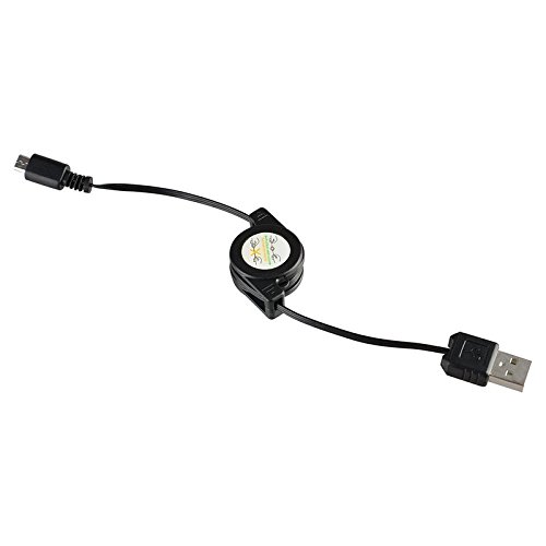 ChannelExpert Micro USB Datenkabel Ladekabel Synckabel Ausziehbares aufrollbares Kabel schwarz - 4