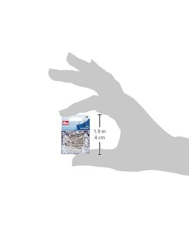 Glaskopfstecknadeln Prym ST 2/0 silberfarbig weiß 0,80 x 48 mm 30 g - 2