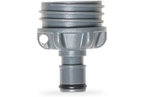 Hydrapak Unisex Adult Filter Adapter 28 mm do butelek akcesoria, szary