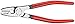 Produktbild KNIPEX 97 81 180 Crimping Pliers for end sleeves (ferrules) with front loading plastic coated 180 mm by Knipex