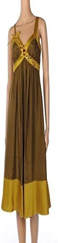 SAND Dress Green Silk Jewelled Sleeveless Size 36 / UK 10 FX 251