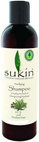Sukin purifying shampoo 500ml cap lid