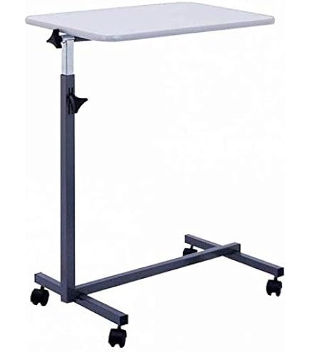 Queraltó Table D'Appoint Pliable Pour Lit - Inclinable Avec Roues Et Freins - Blanc 40x60 Cm