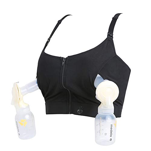 Preisvergleich Produktbild AimdonR Milchpumpe Bra,Stillen BH, Draht-frei,Hände frei,Muttermilch