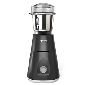 Lifelong Uno LX 350 Watt Mixer Grinder, 1 Jar | ABS Body, Stainless Steel Blade (1 Year Warranty, Grey)