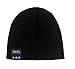 Price comparison product image Bluetooth Music Beanie, Unisex Bluetooth Knit Hat, Unique Christmas Tech Gifts for Men/Dad/Women/Mom/Teen Boys/Girls Stocking Stuffer W/Built-in Stereo Speakers,Black
