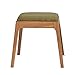 Produktbild LJDXMD Japanische Holzbank, Schwamm Matte, Stilvolle kreative Stoff, Dressing Hocker, Home Hocker, Abnehmbare und waschbar Design (Farbe : Burlywood)