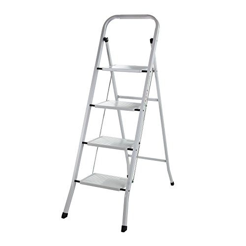 DEMA Stahl Haushaltsleiter Klapptritt 4 Stufen