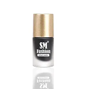 SM FASHION 7ml each Nail Polish Long Lasting Nail Paint Black Color