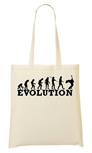 Preisvergleich Produktbild ToteWorld Evolution Guitarist Tragetasche Einkaufstasche