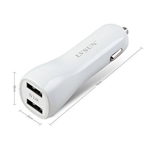 Car-Charger-LVSUN-Dual-USB-Car-DC-Adapter-48A-24W-Fastt-Charging-Built-in-Safety-Protection