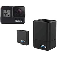 GoPro Hero 7 Black CHDHX-701 Action Camera with Dual Battery Charger