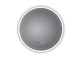 5mm starkes Spiegelglas . LED beleuchteter Touch- / Sensorschalter reagiert auf leichte Berührung. Schalter mit Memory Funktion.