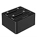Produktbild YHML USB 3.0 zu SATA I/II-Dockingstation mit Zwei Einschüben für Externe Festplatten für 2,5- oder 3,5-Zoll-Festplatten, SSD mit Festplattenreplikator- / Klonfunktion [16 TB Unterstützung]