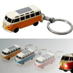 VW Bulli LED-Schlüsselanhänger Volkswagen Typ2 (1962) in orange