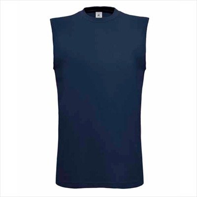 Preisvergleich Produktbild B&C - Sleeveless T-Shirt 'Exact Move' XL,Navy