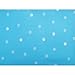 Large Highchair No Mess Splash Mat/Table Protector -Aqua Blue With White Polkadots