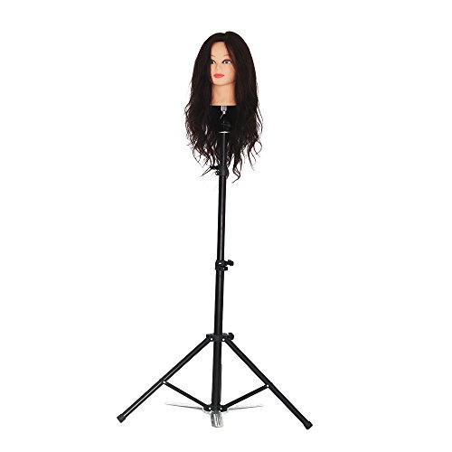 Goodofferplace® Adjustable Tripod Stand For Hairdressing Training Head Mannequin With Carry Bag