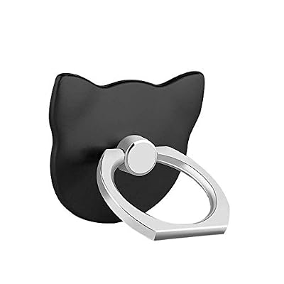 MuStone Support de téléphone Portable, Anneau de Support Universel pour Smartphone en Forme de Chat pour iPhone XS X 8 7 6 6S 5 5C 5S, Samsung Galaxy S9 S8 S7Edge S7 S6 Note 8 5, Tablette