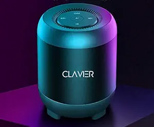 Clavier Atom Ultra Premium Bluetooth Speaker - Loud 360 HD Surround Sound, Wireless Dual Pairing, 10H Battery, IPX5 Waterproof with Rich Bass, Black