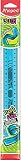 Sin ftalatos. Maped Twist\'n Flex - Regla plana flexible, divertida e irrompible, 30 cm, doble graduación, color azul