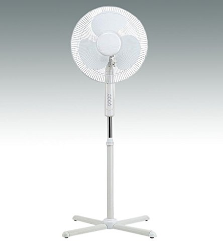 Schwenk Ventilator Standventilator 45 Watt 40 cm Durchmesser 3 Geschwindigkeiten 128 cm hoch