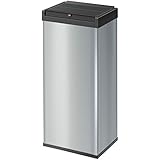 Hailo 0860-221 Big-Box 60 - Cubo de basura, color plata