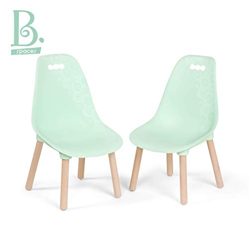 B. toys by Battat BX1634Z - Juego de sillas (2 Unidades), Color Verde Menta