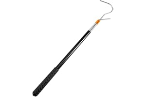 HOHOVYVY Barra telescópica para claraboya, extensible, 53,5 – 160 cm, aluminio, para ventanas y abrelatas