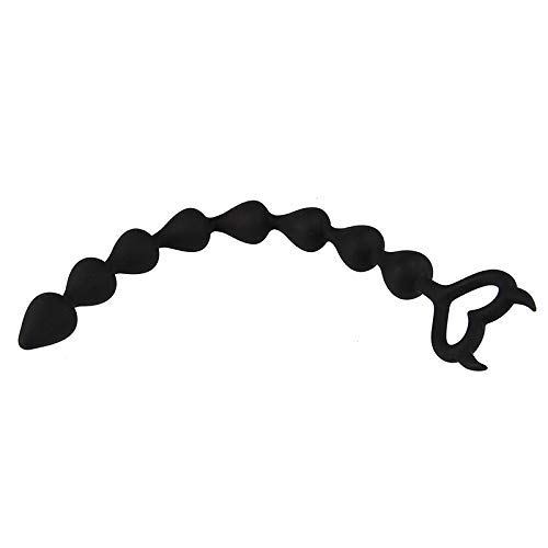 Preisvergleich Produktbild CRYPY übungsperlen aus Silikon für Damen, Herren - Schwarz