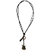 Men Style Handmade Music Guitar Charm Pendant Antique Silver With Leather Adjustable Necklace SPn011029 Brown Leather Guitar Necklace Pendent For Men And Boys RS.249.00