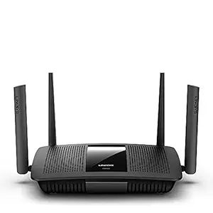 (Renewed) Linksys Max-Stream EA8100 Dual Band AC2600 MU-MIMO Gigabit 4X4 WiFi 5 Fast Router, DFS Band Certified Router,Enhance Speed up to 2.6 Gbps and Coverage up to 1,500 sq ft, Parental Controls, 30+Devices