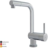 Mebasa Küchenspüle, Rundspüle, Einbauspüle, Spüle in Edelstahl, 4tlg