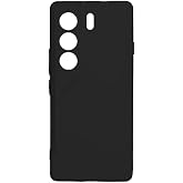 Tiyen Tecno Camon 40 Pro ile Uyumlu Kılıf Mat Lux Renkli Yumuşak Silikon Kapak - Siyah