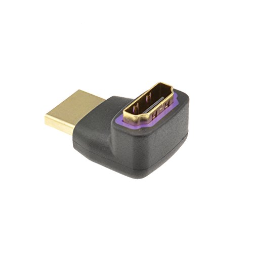 Schlanke Linie HDMI Männlich Zum Weiblich Rechts abgewinkelt Adapter 270 Grad - 2