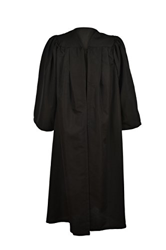 Ashington Gowns Toga Profesional de Coro Negra - Varias Tallas - Negro, 160-167cm