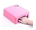Produktbild CBET@zjd Nagel-Licht-mittleres Nagel-Maschinen-Fototherapie-Licht 36w UV backen Licht zeitgesteuertes Nagel-Licht,Pink