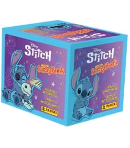 Panini Stitch - Blister Con 13 Sobres + 1 Regalo, 70 Pegatinas De La Colección De Lilo Y Stitch Panini Stitch - Blister Con 13 Sobres + 1 Regalo, 70 Pegatinas De La Colección De Lilo Y Stitch