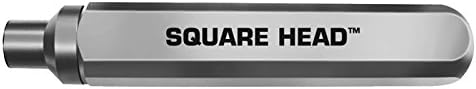 Wyco W878-533 1-3/8" Square Head for Concrete Vibrator, 14-1/2" Length