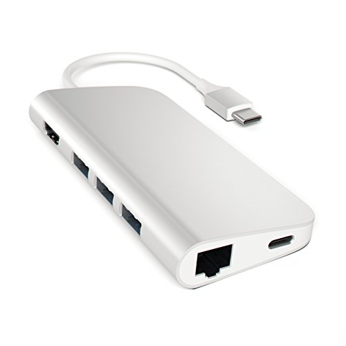 Satechi TYPE-C silver Multi-Port w/ 4K ethernet, ST-TCMAS (ethernet) - 4
