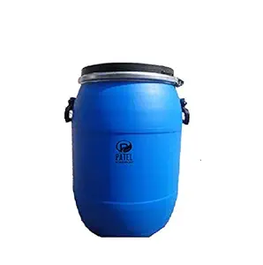 De MONIX Plastic Water Storage Container with Lockring , Unbreakable Jumbo Plus Plastic Drum, Multipurpose Plastic Storage Barrel ( 80 Liters Tank,Colour - Blue )