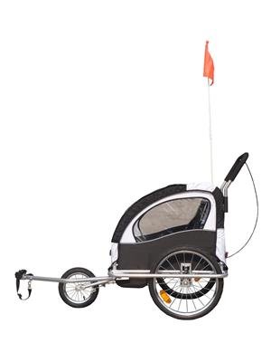 2 in 1 Jogger Fahrradanhänger Kinderwagen Kinderanhänger Fahrrad Anhänger - 3