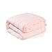 Produktbild Bedding Lightweight Tröster Twin, All Season Tröster 2-in-1-Twin-Bettdecke, hypoallergene antistatische Mikrofaser-Steppdecke, Duvet Insert Corner Tabs (Farbe : Pink, größe : 150 * 210)